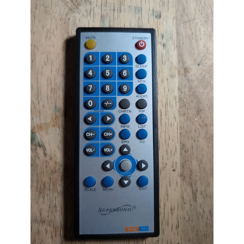8KK63 SUPERSONIC REMOTE CONTROL, NEW BATTERY, VERY GOOD CONDITION